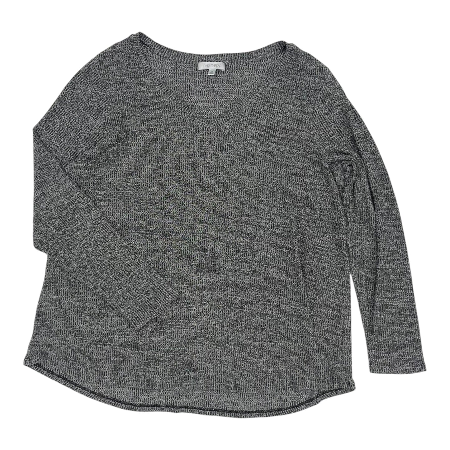 Top Ls Basic By Daily Thread In Grey, Size:1X