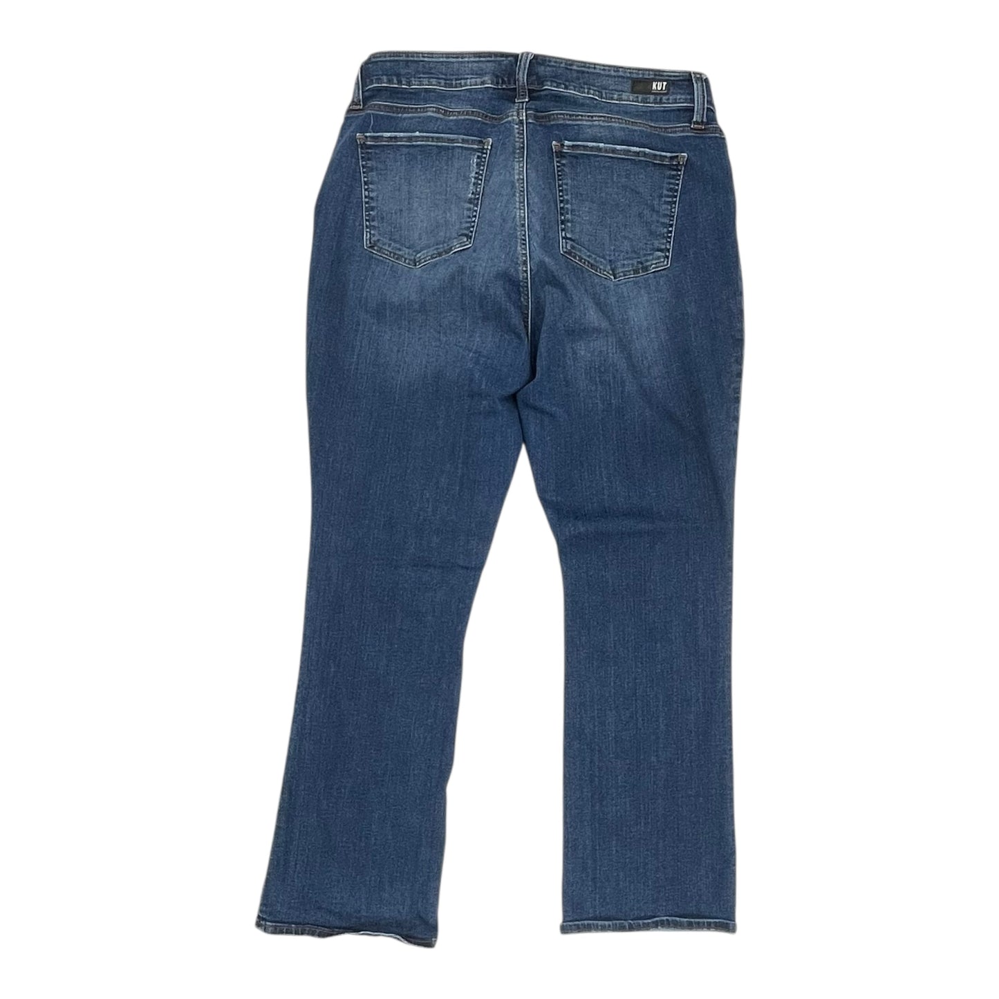 Jeans Boot Cut By Kut In Blue Denim, Size:18