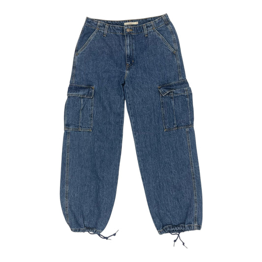 Jeans Straight By Levis In Blue Denim, Size:8