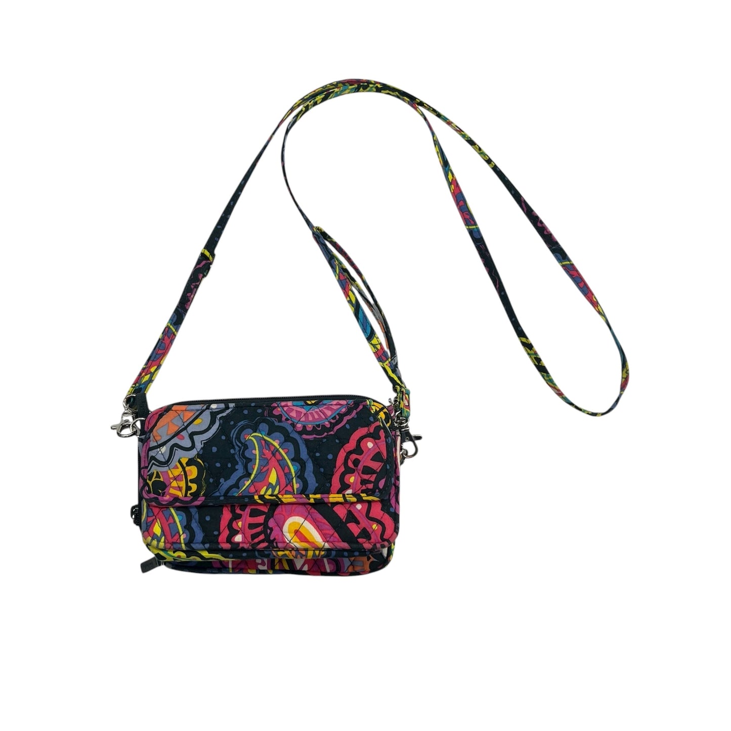 Crossbody By Vera Bradley In Paisley Print, Size:Small