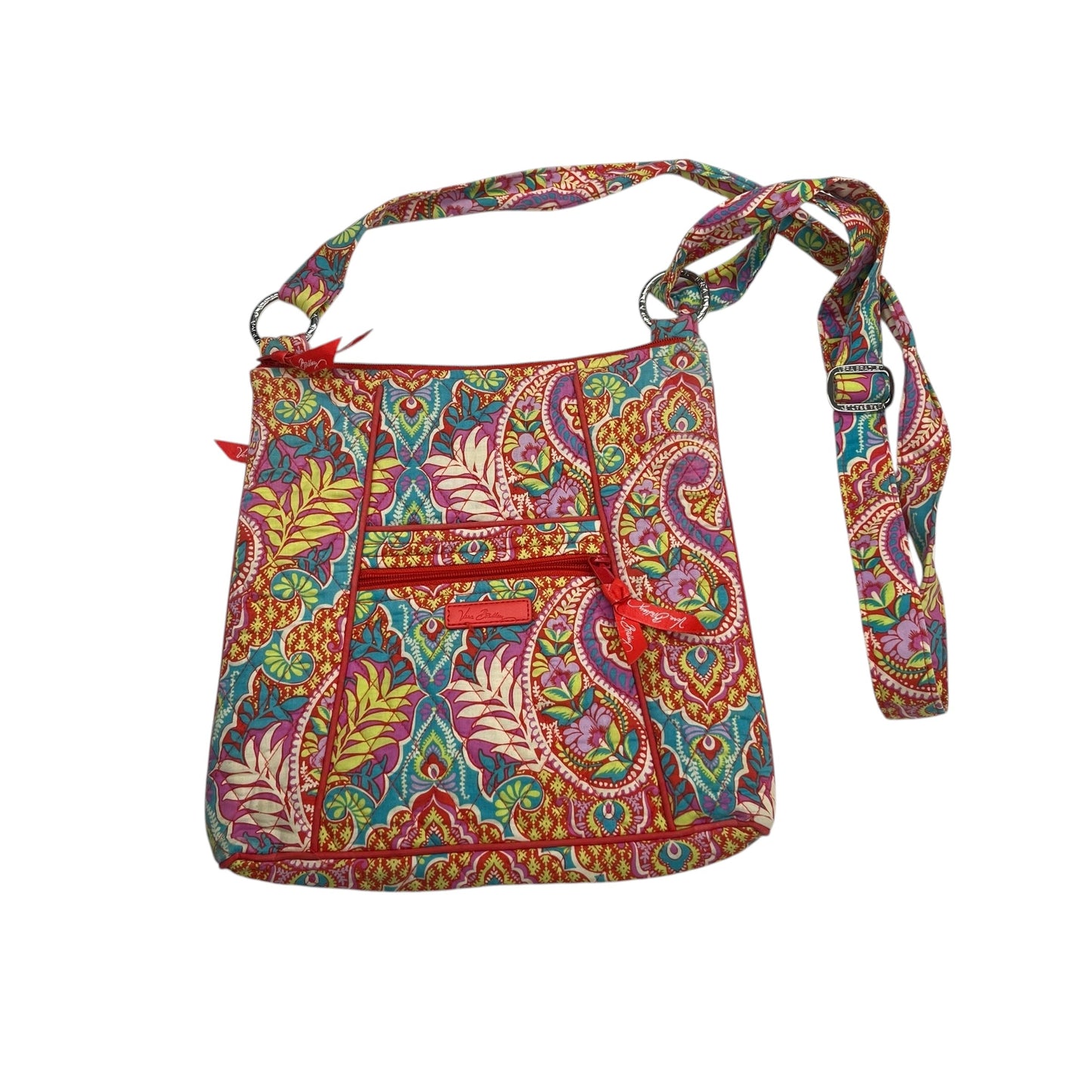 Crossbody By Vera Bradley In Paisley Print, Size:Medium