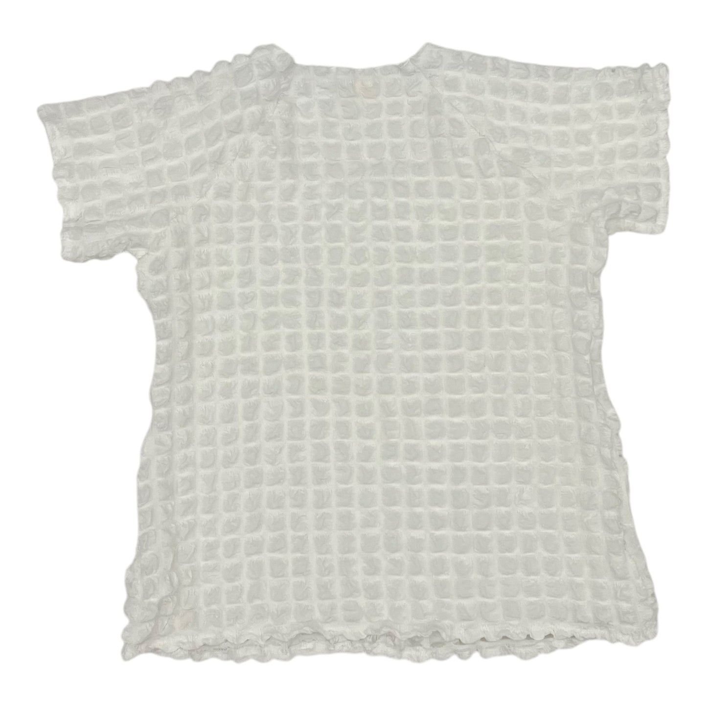 Blouse Ss By Cme In White, Size:1X