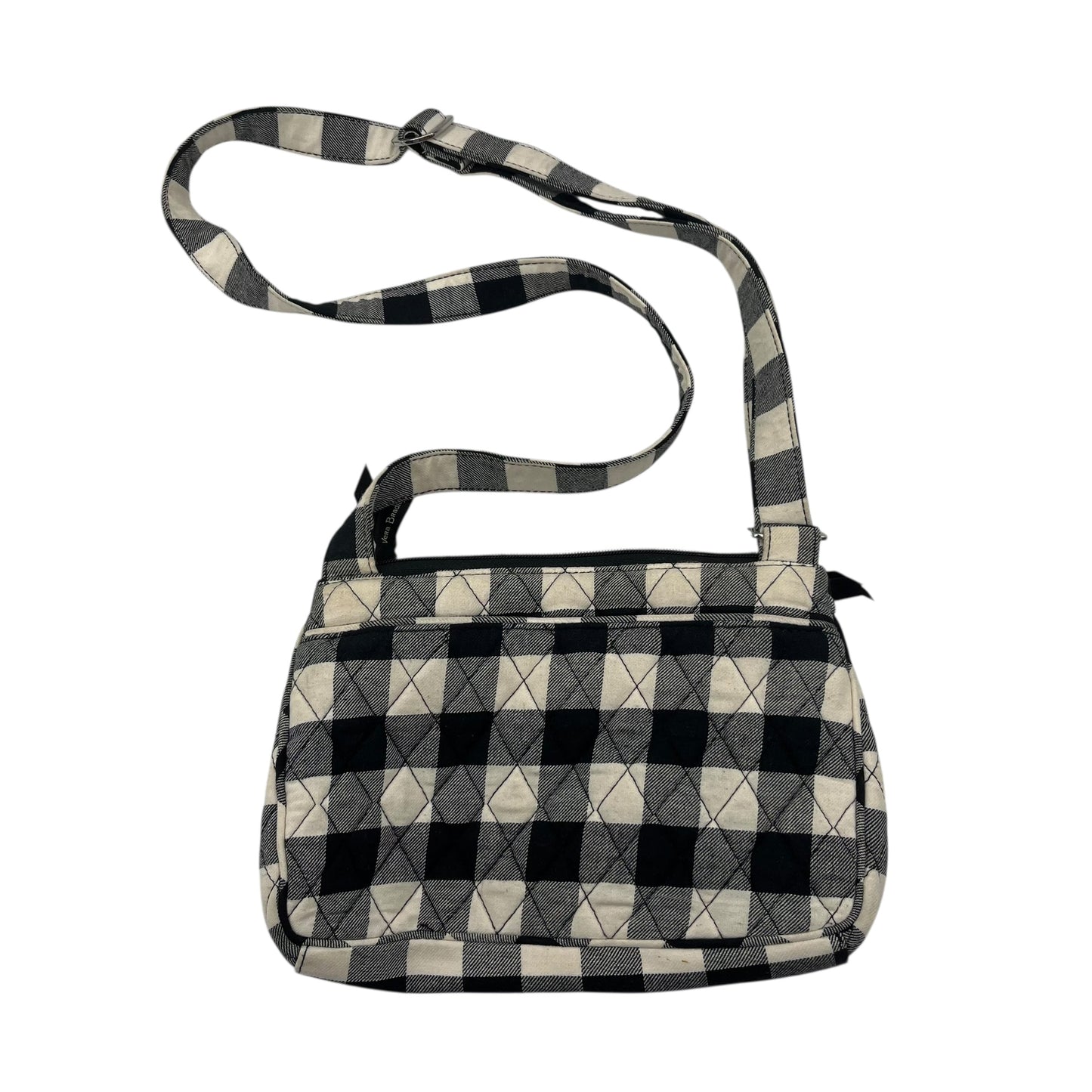 Crossbody By Vera Bradley In Black & White, Size:Small