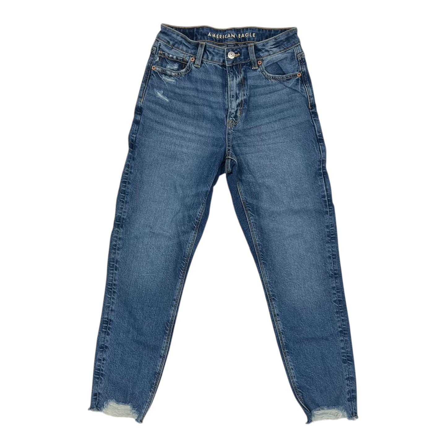 Jeans Skinny By American Eagle In Blue Denim, Size:2
