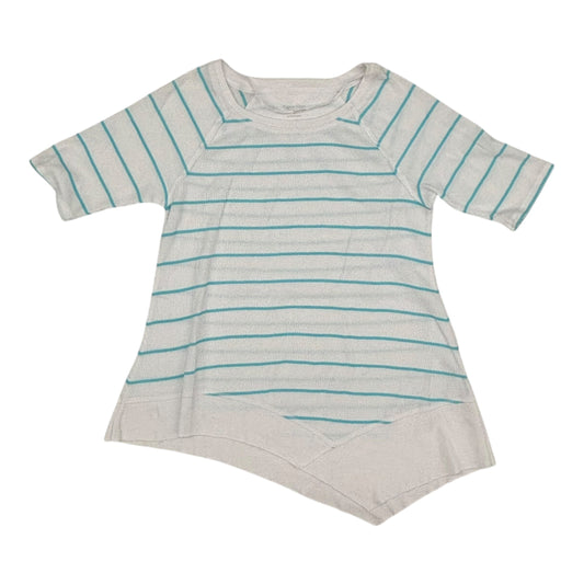 Top Ss By Calvin Klein In Blue & White, Size:M