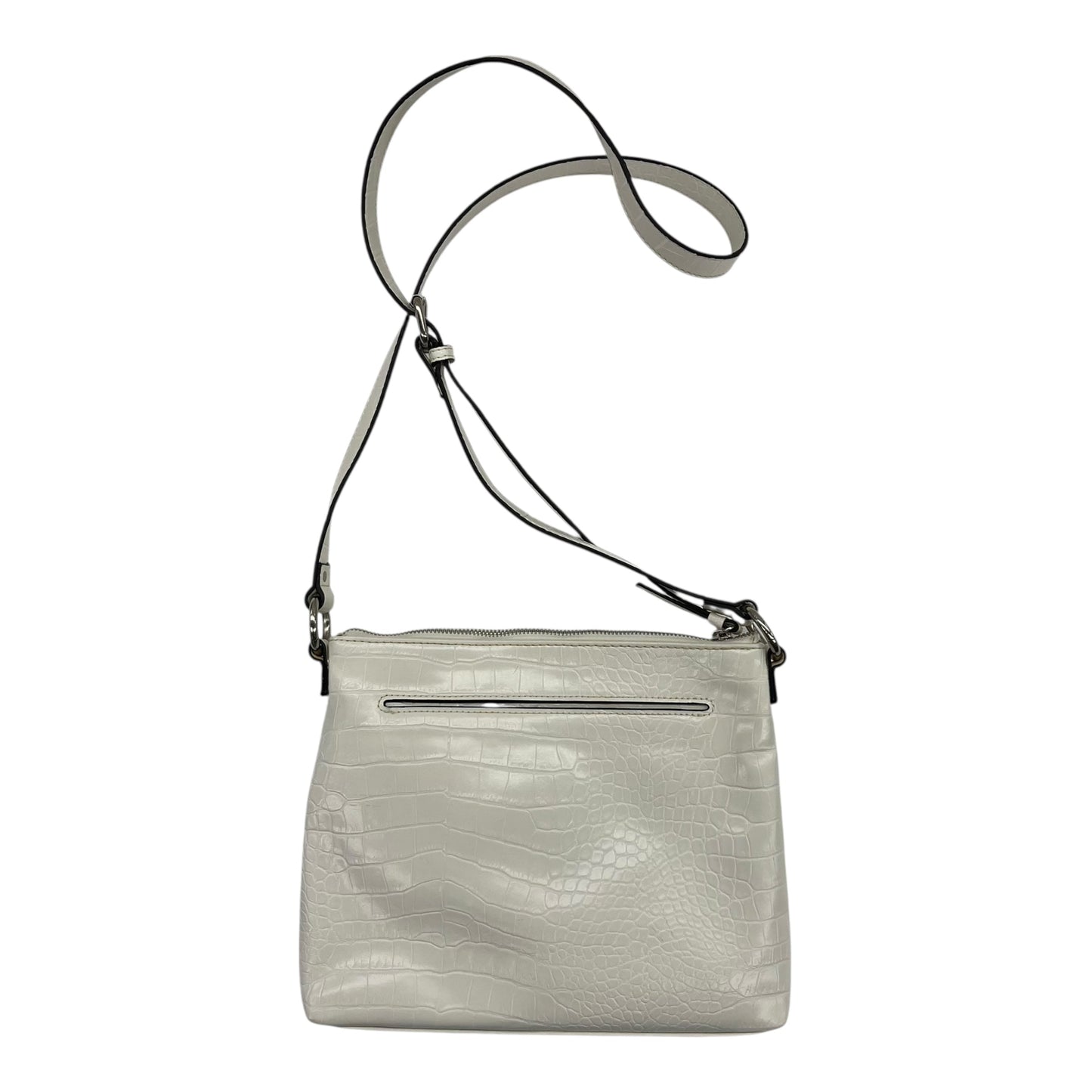 Handbag By Dana Buchman In White, Size:Medium