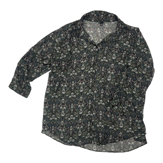 Blouse Ls By Torrid In Black, Size:4X