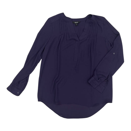 Blouse Ls By Simply Vera In Purple, Size:S