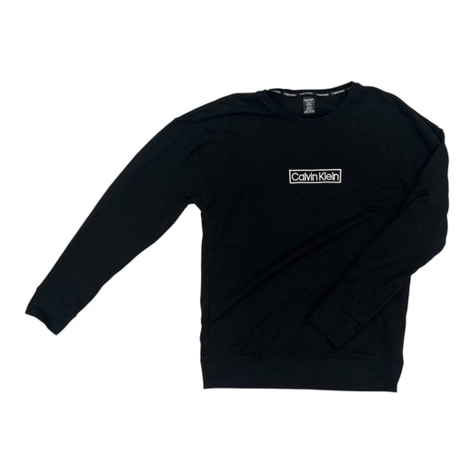 Sweatshirt Crewneck By Calvin Klein In Black, Size:S