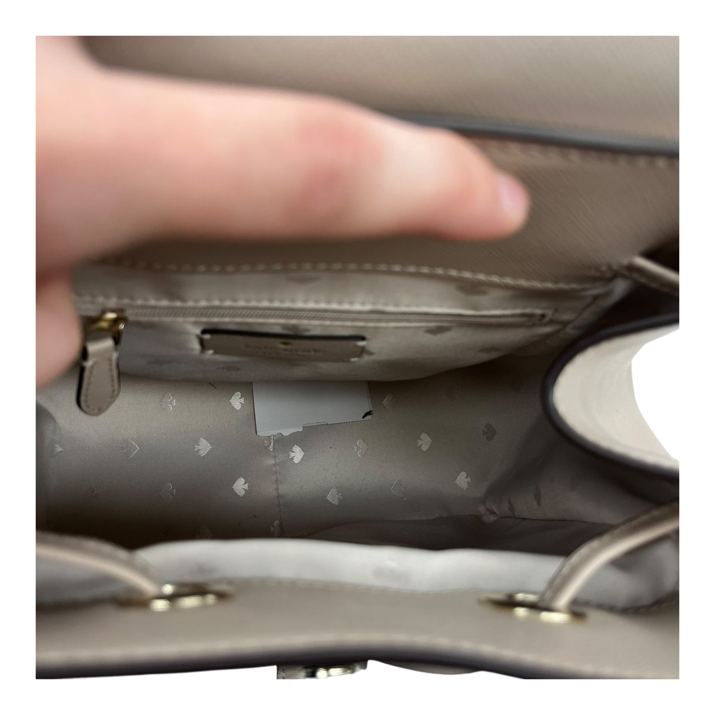 Backpack Designer By Kate Spade In Tan, Size:Medium