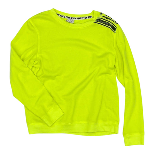 Sweatshirt Crewneck By Pink In Yellow, Size:M