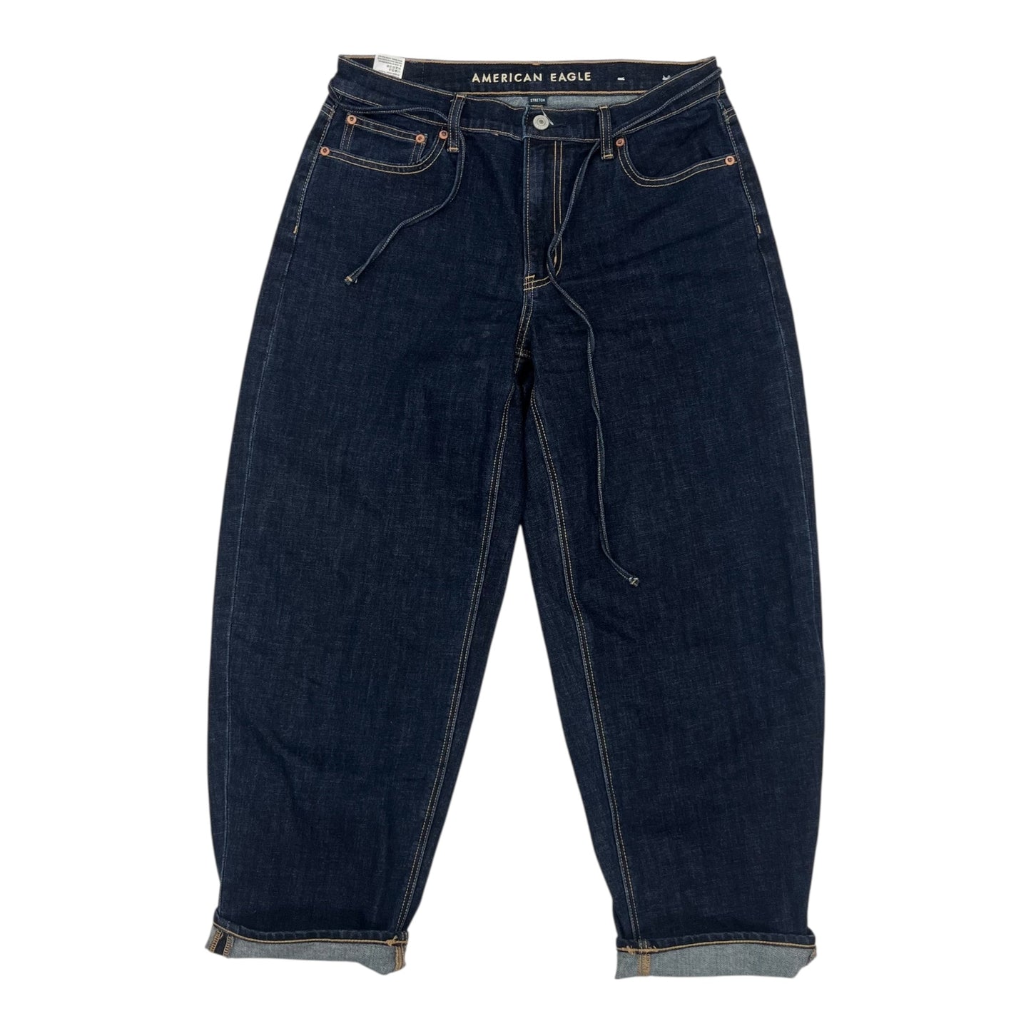 Jeans Flared By American Eagle In Blue Denim, Size:6