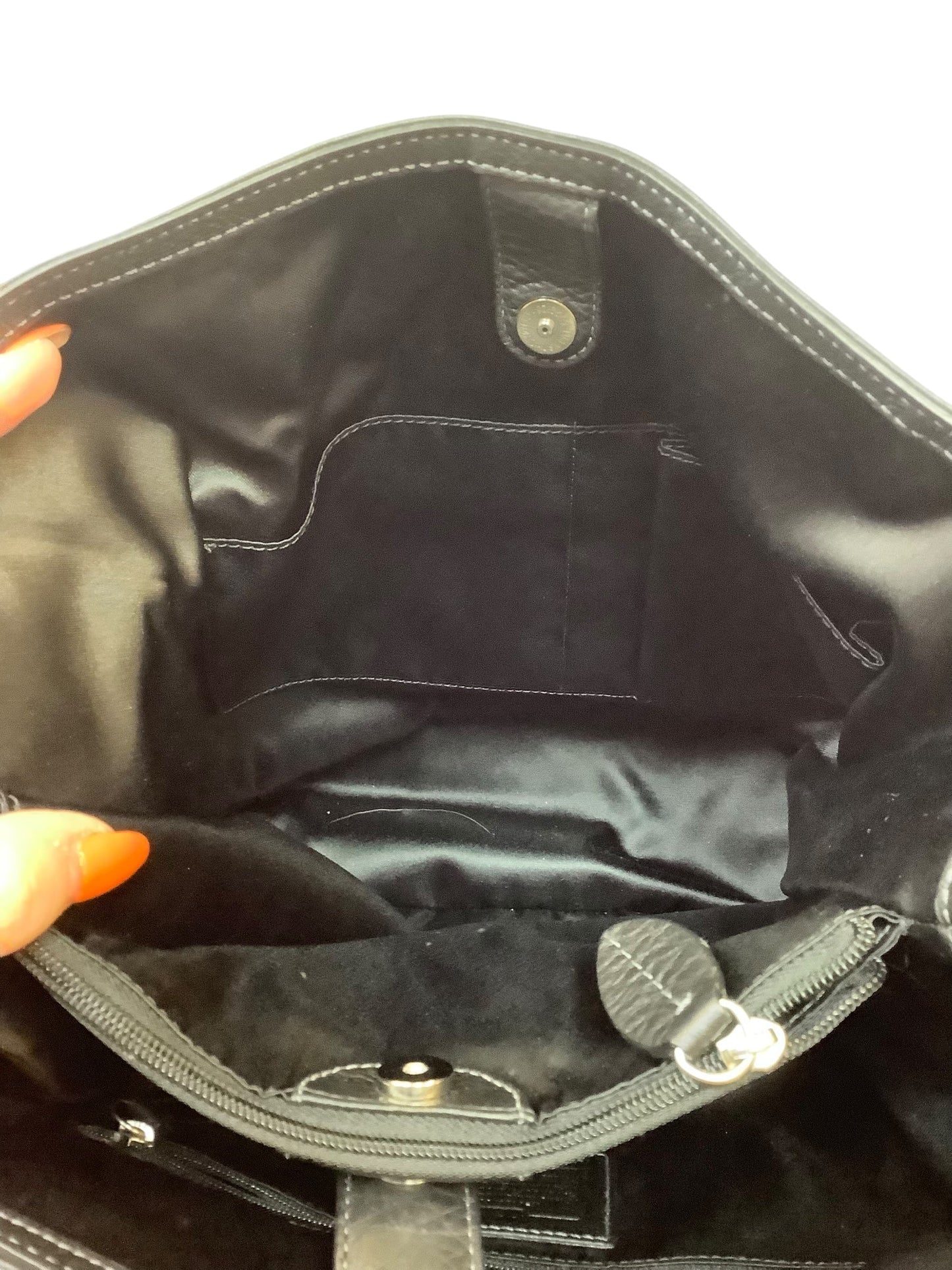 Handbag Designer By Coach In Black, Size:Large