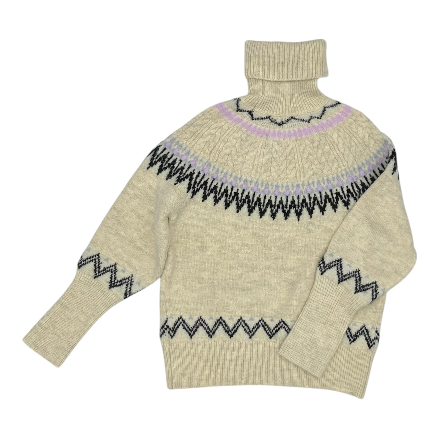 Sweater By A New Day In Cream & Pink, Size:Xs