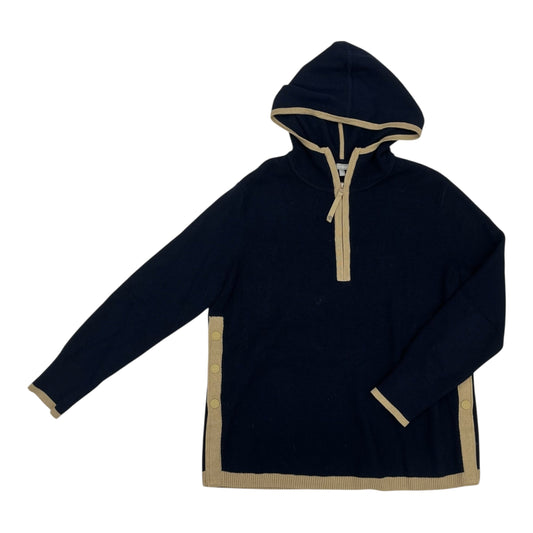 Sweater By Talbots In Blue & Tan, Size:L