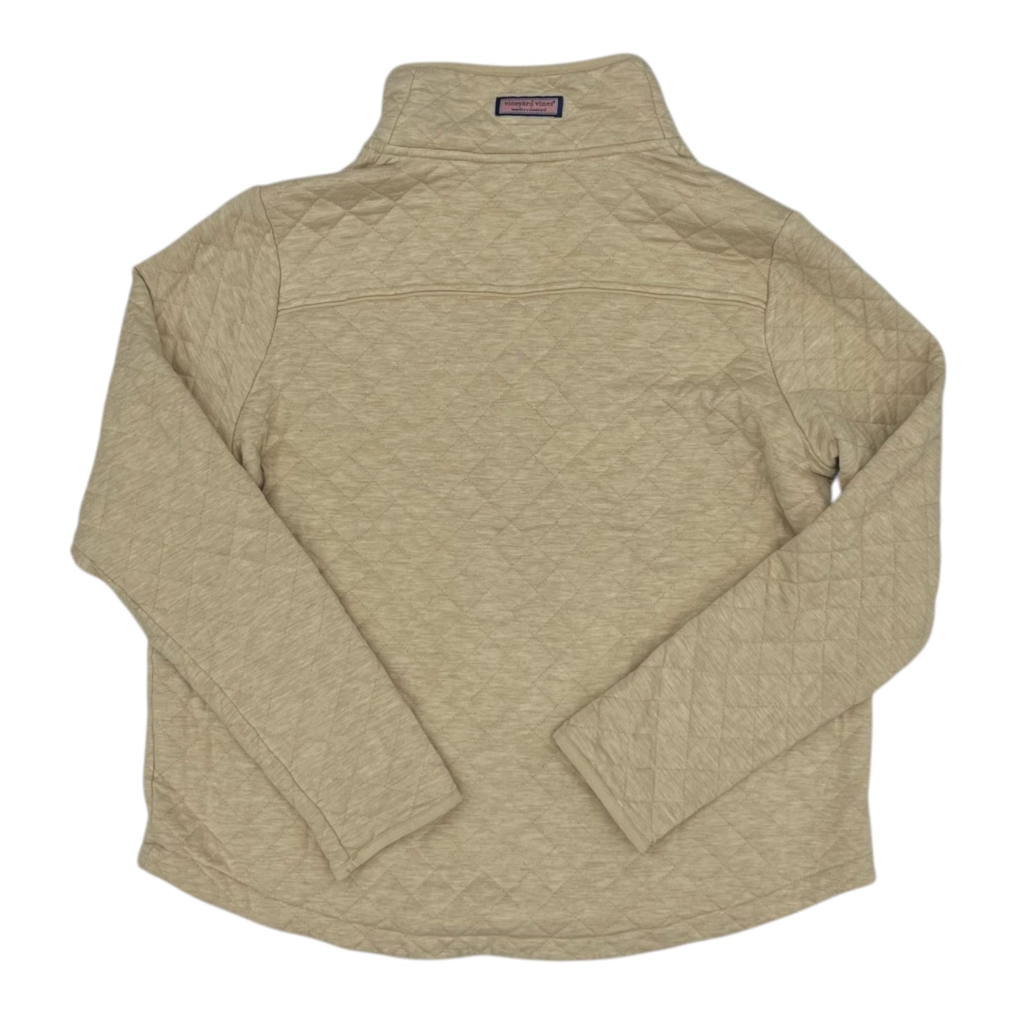 Sweatshirt Collar By Vineyard Vines In Tan, Size:L