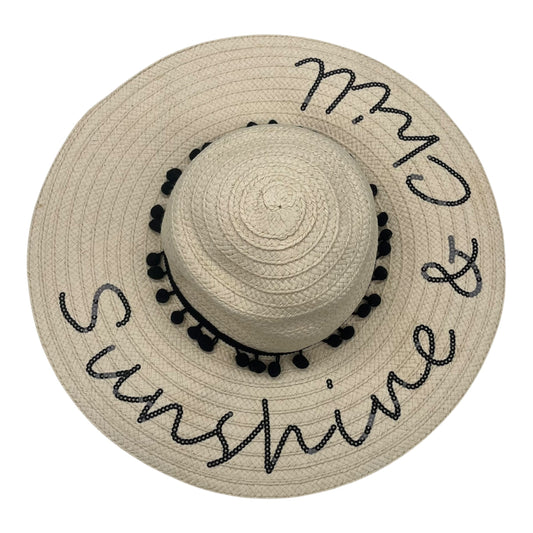 Hat Sun By Betsey Johnson In Tan