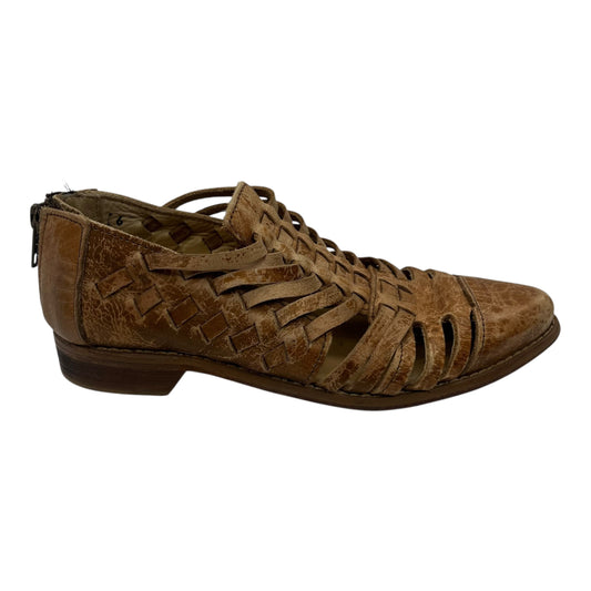 Shoes Flats By Bed Stu In Brown, Size:6