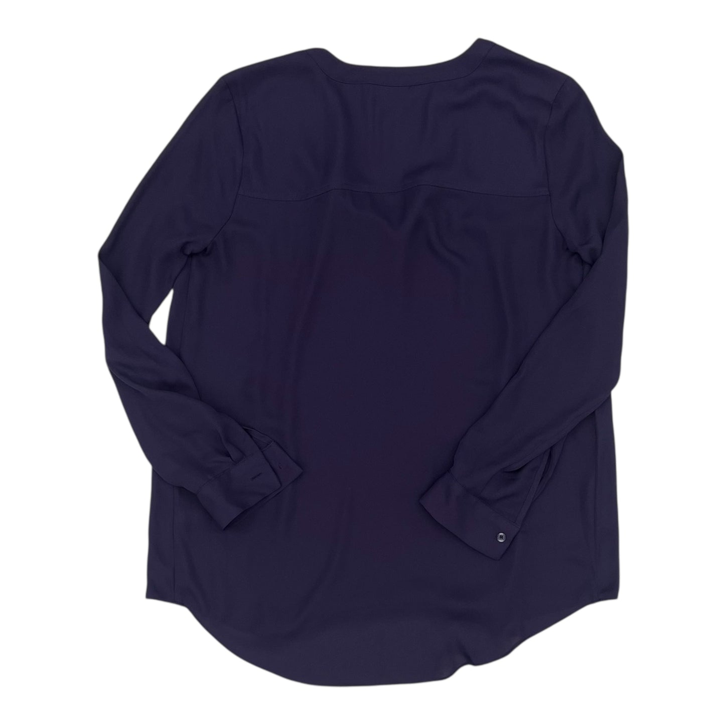 Blouse Ls By Simply Vera In Purple, Size:S