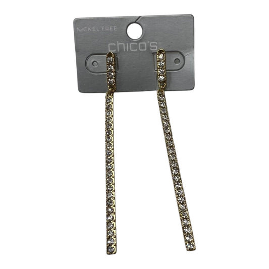 Earrings Dangle/Drop By Chicos In Gold