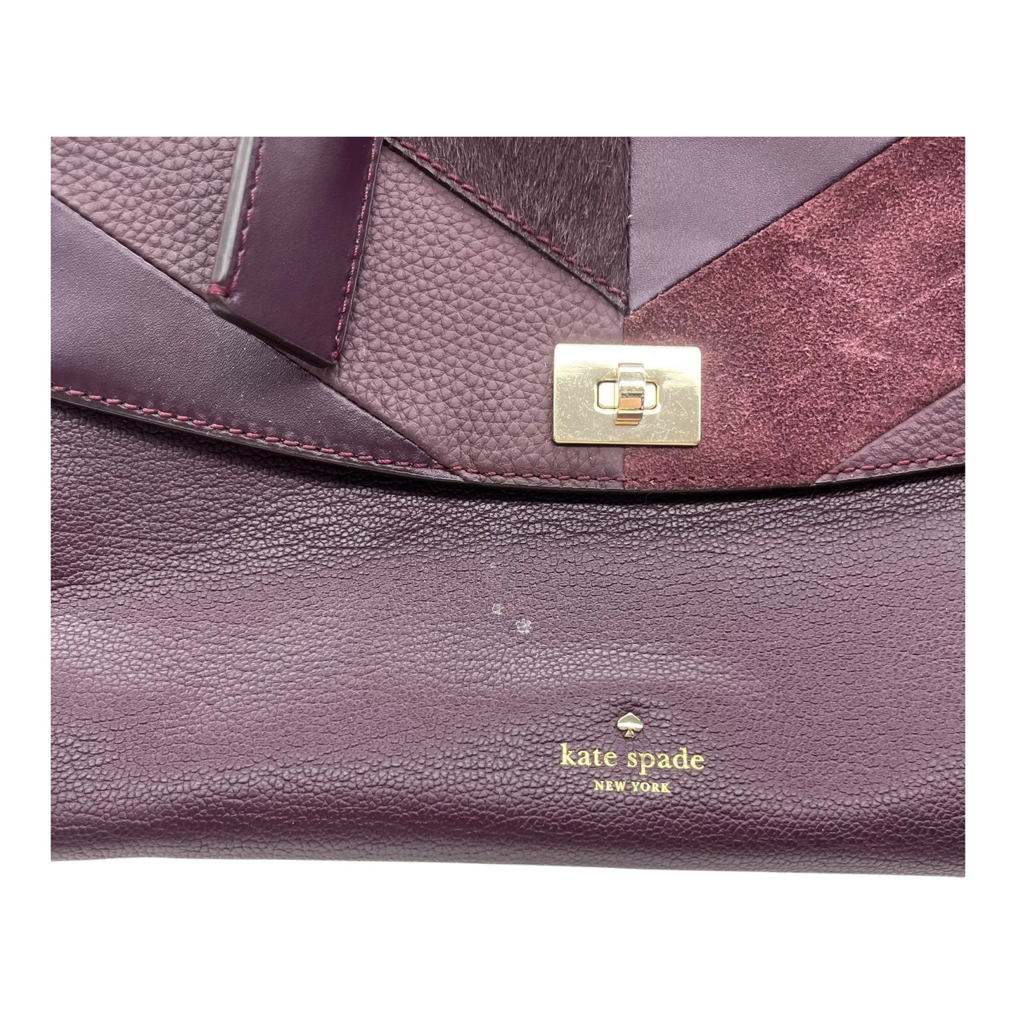 Handbag Designer By Kate Spade In Maroon, Size:Medium