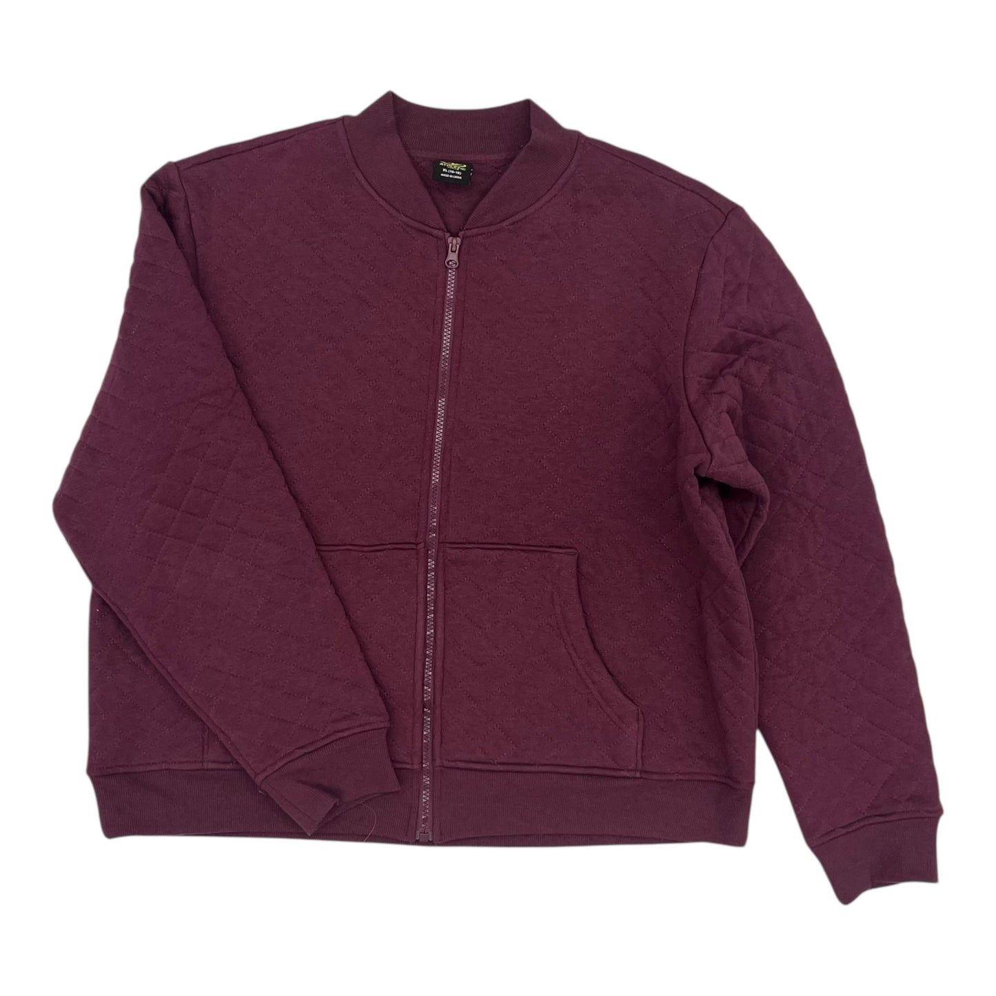 Athletic Jacket By Athletic Works In Purple, Size:Xl