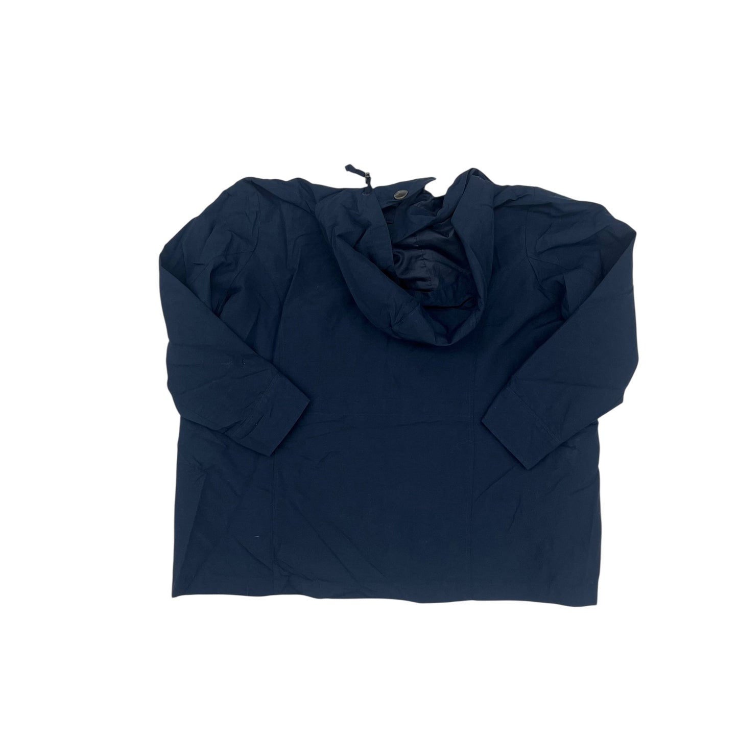 Jacket Windbreaker By Lands End In Navy, Size:2X