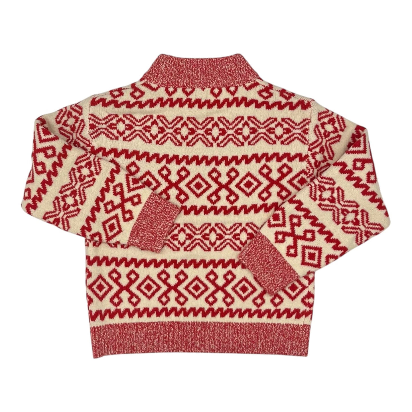 Sweater By A New Day In Cream & Red, Size:Xs