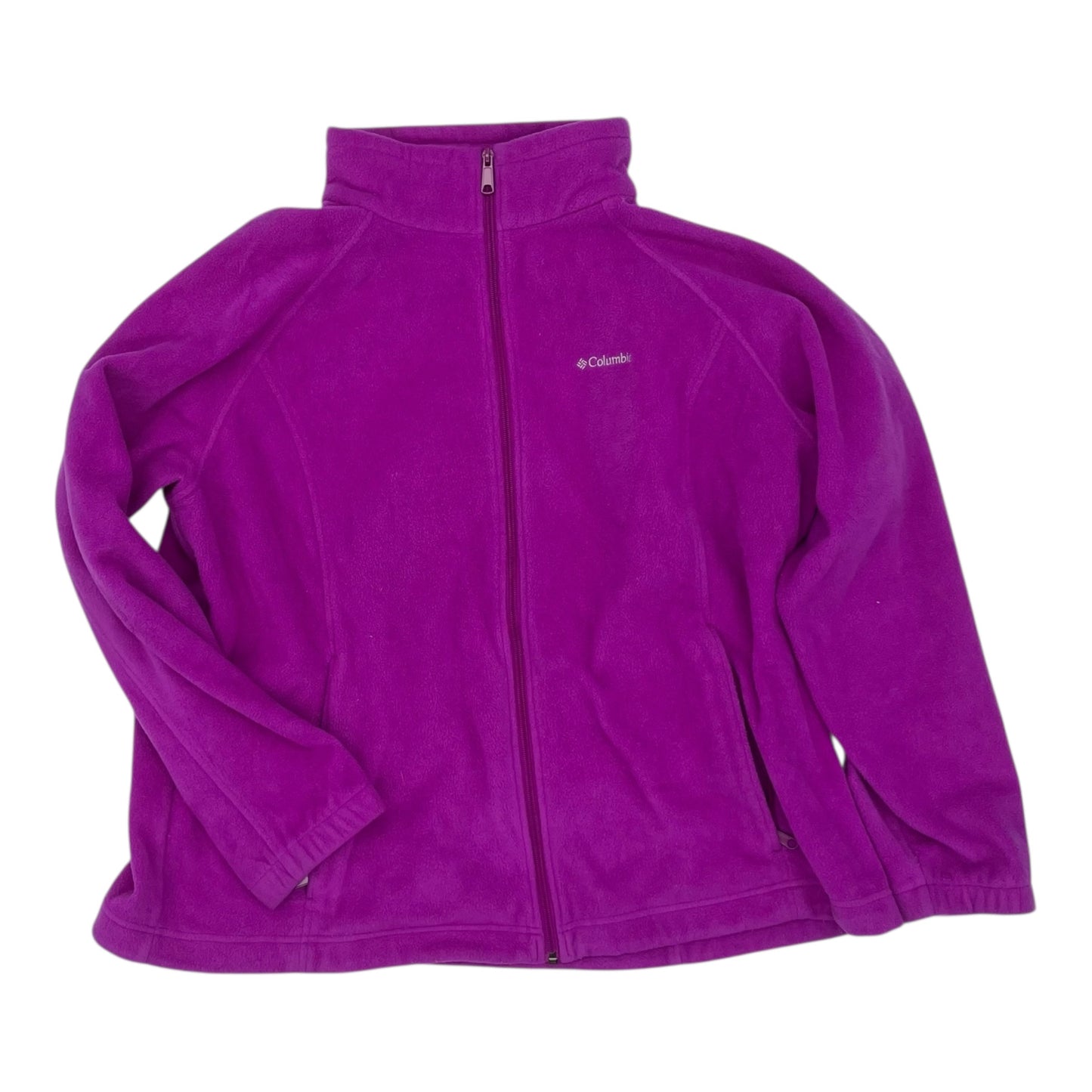 Athletic Jacket By Columbia In Purple, Size:2X