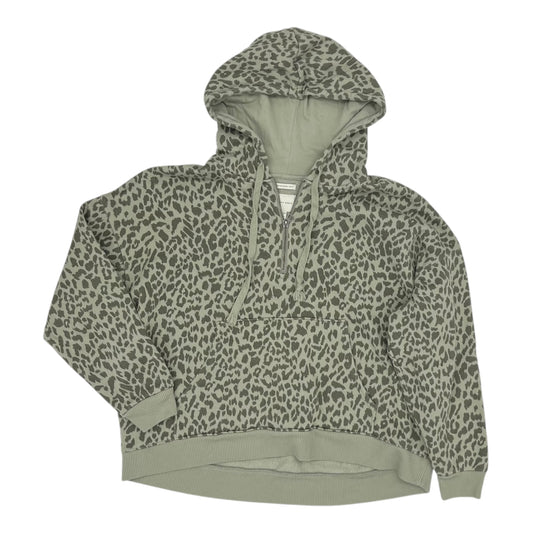 Sweatshirt Hoodie By American Eagle In Green, Size:Xs