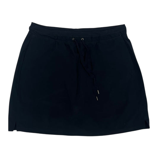 Athletic Skort By Green Tea In Black, Size:Xxxl