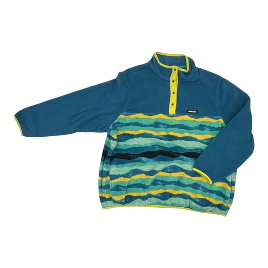 Sweatshirt Collar By Lands End In Teal, Size:2X