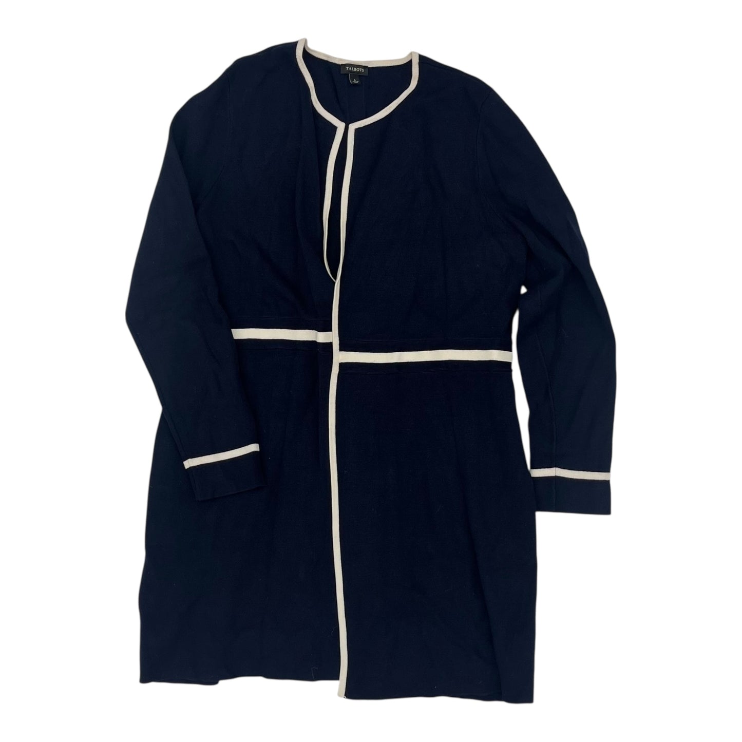 Cardigan By Talbots In Navy, Size:L