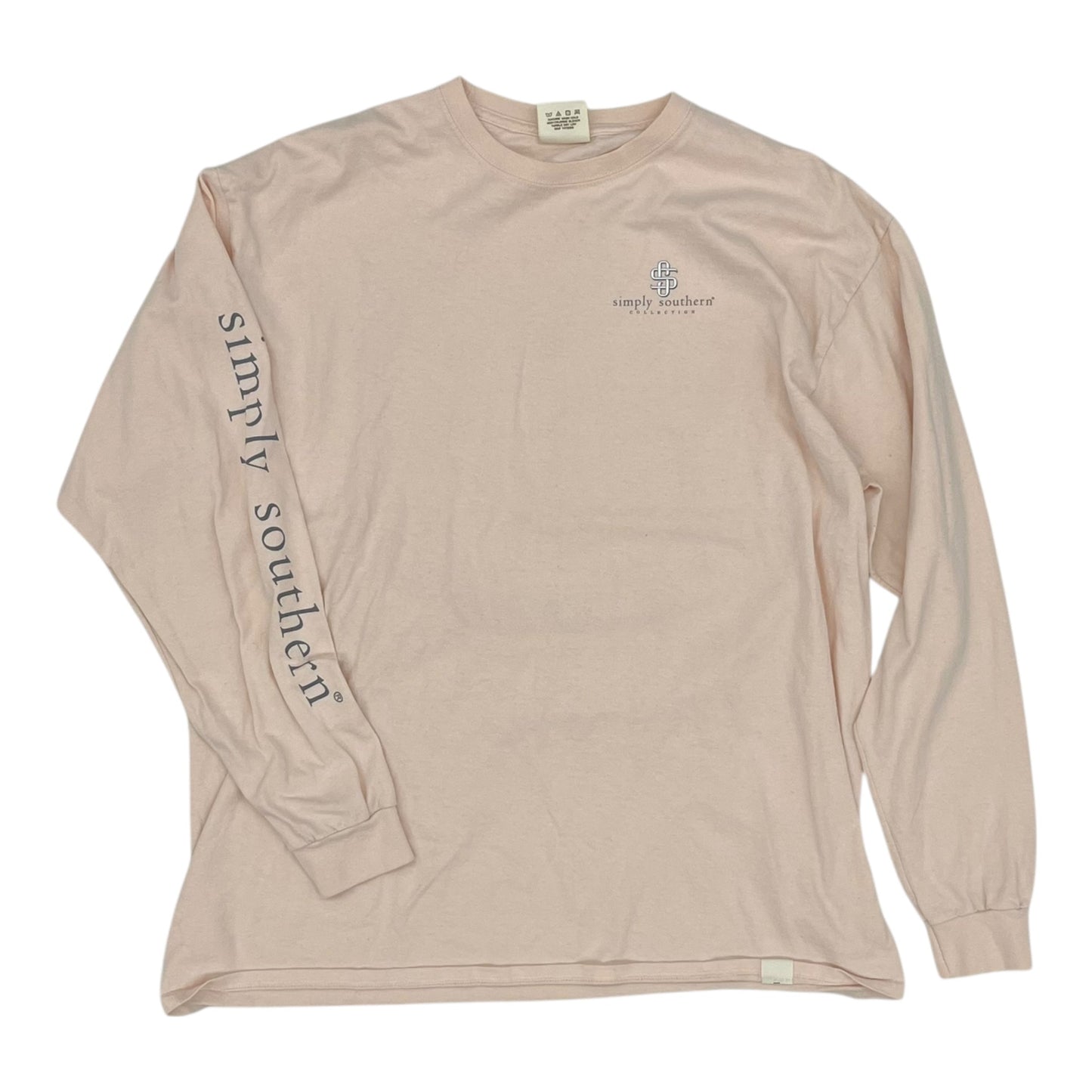 Top Ls By Simply Southern In Peach, Size:Xl