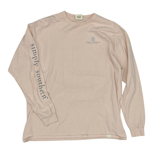 Top Ls By Simply Southern In Peach, Size:Xl
