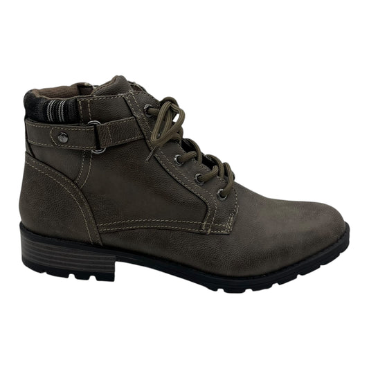 Boots Ankle Flats By Sporto In Brown, Size:10