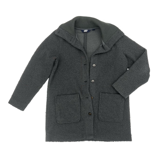 Jacket Shirt By Lands End In Grey, Size:M