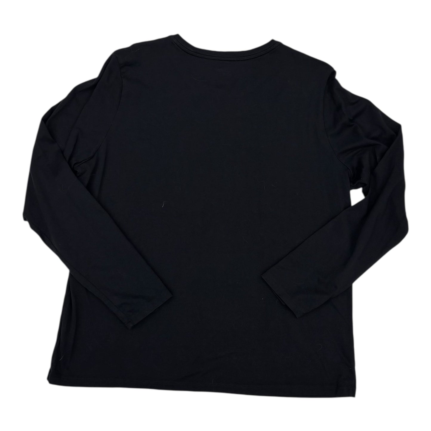 Top Ls Basic By Lands End In Black, Size:L
