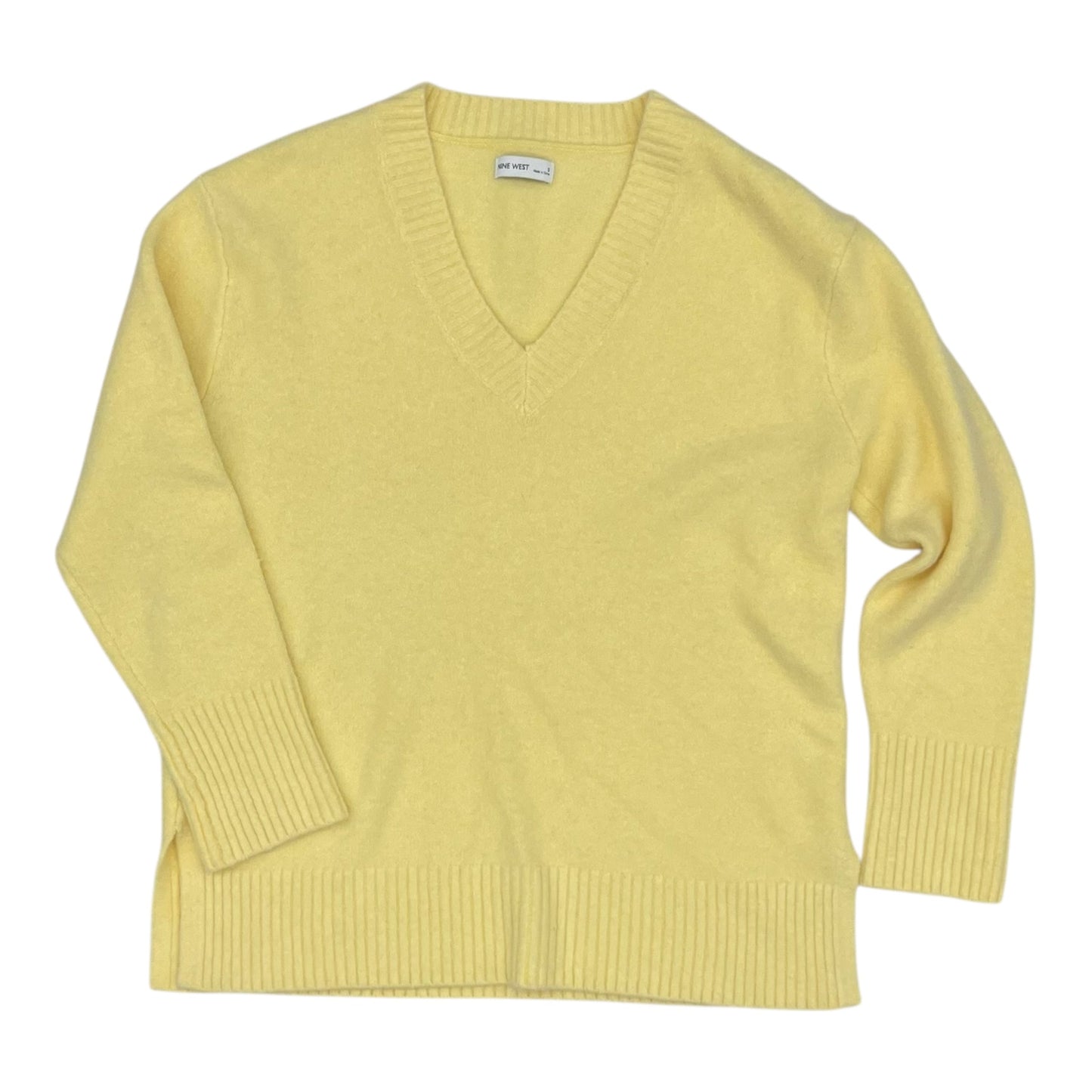 Sweater By Nine West In Yellow, Size:S