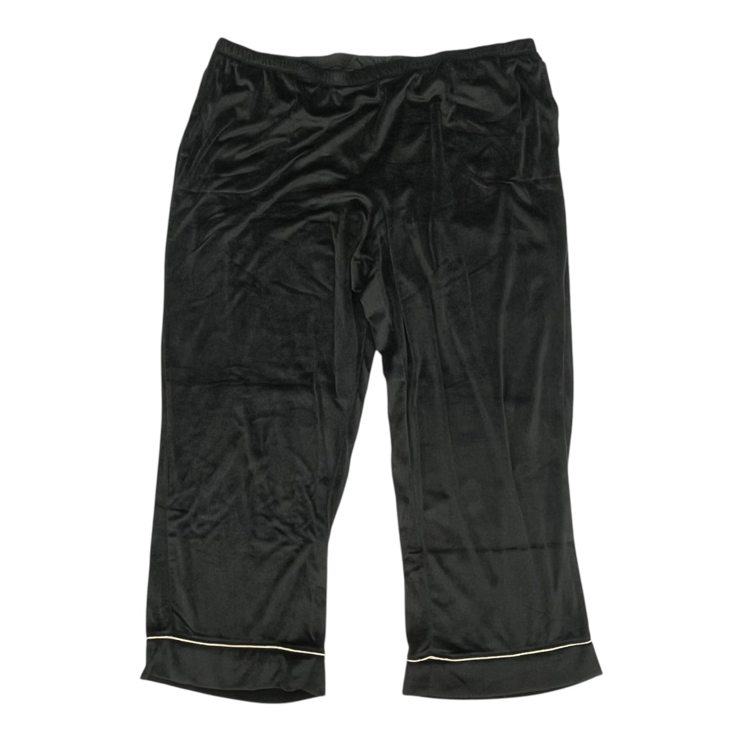 Pajama Pants By Joyspun In Black, Size:3X