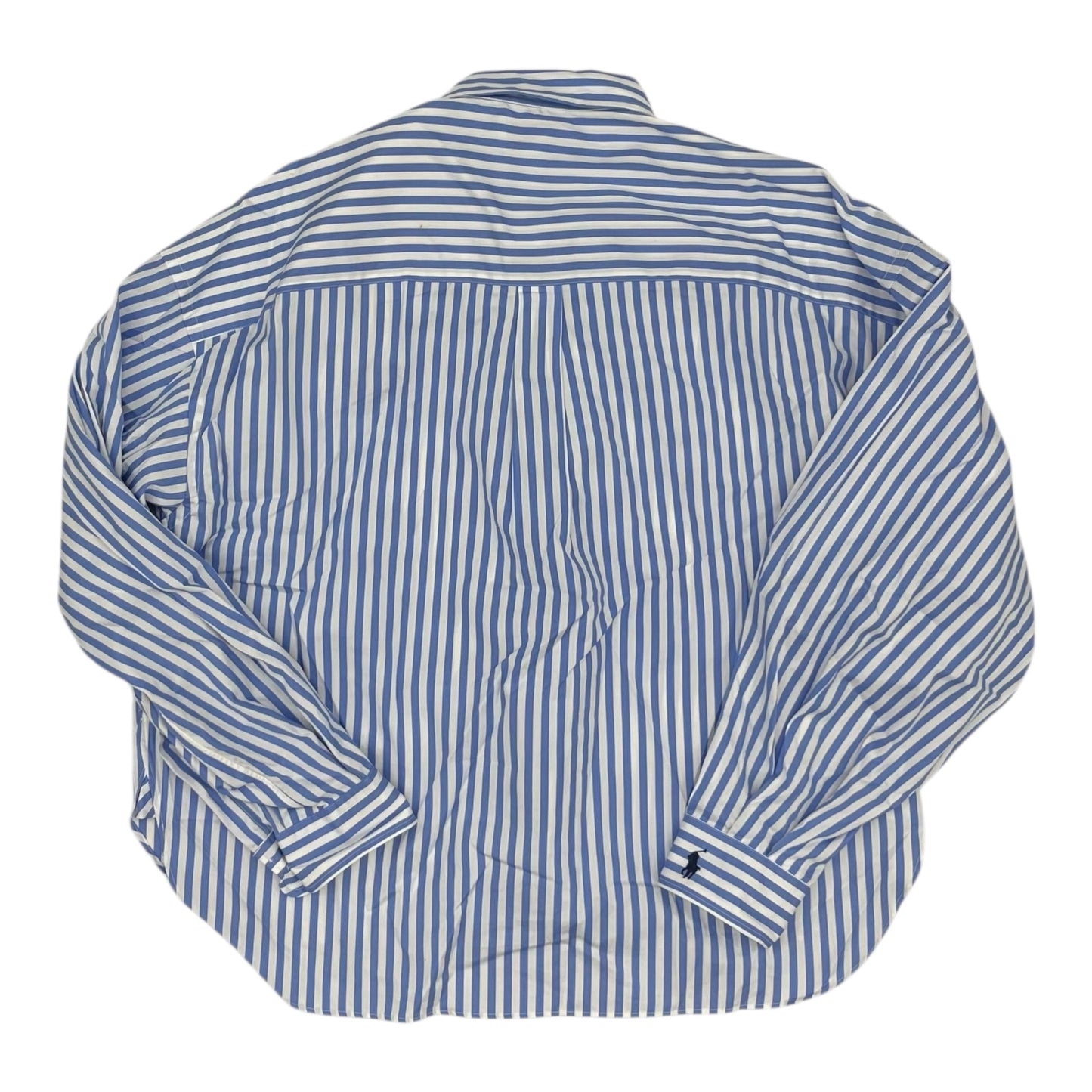 Top Ls By Polo Ralph Lauren In Blue & White, Size:L