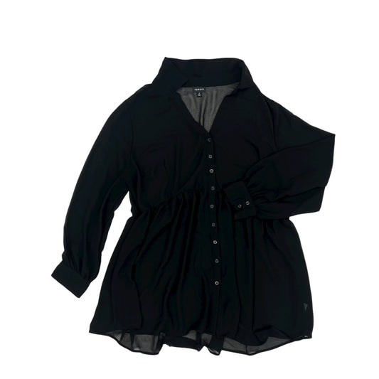 Blouse Ls By Torrid In Black, Size:2X
