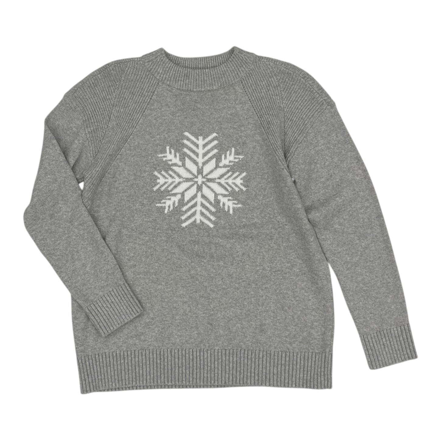 Sweater By Talbots In Grey, Size:Mp