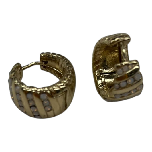 Earrings Hoop By Clothes Mentor In Gold