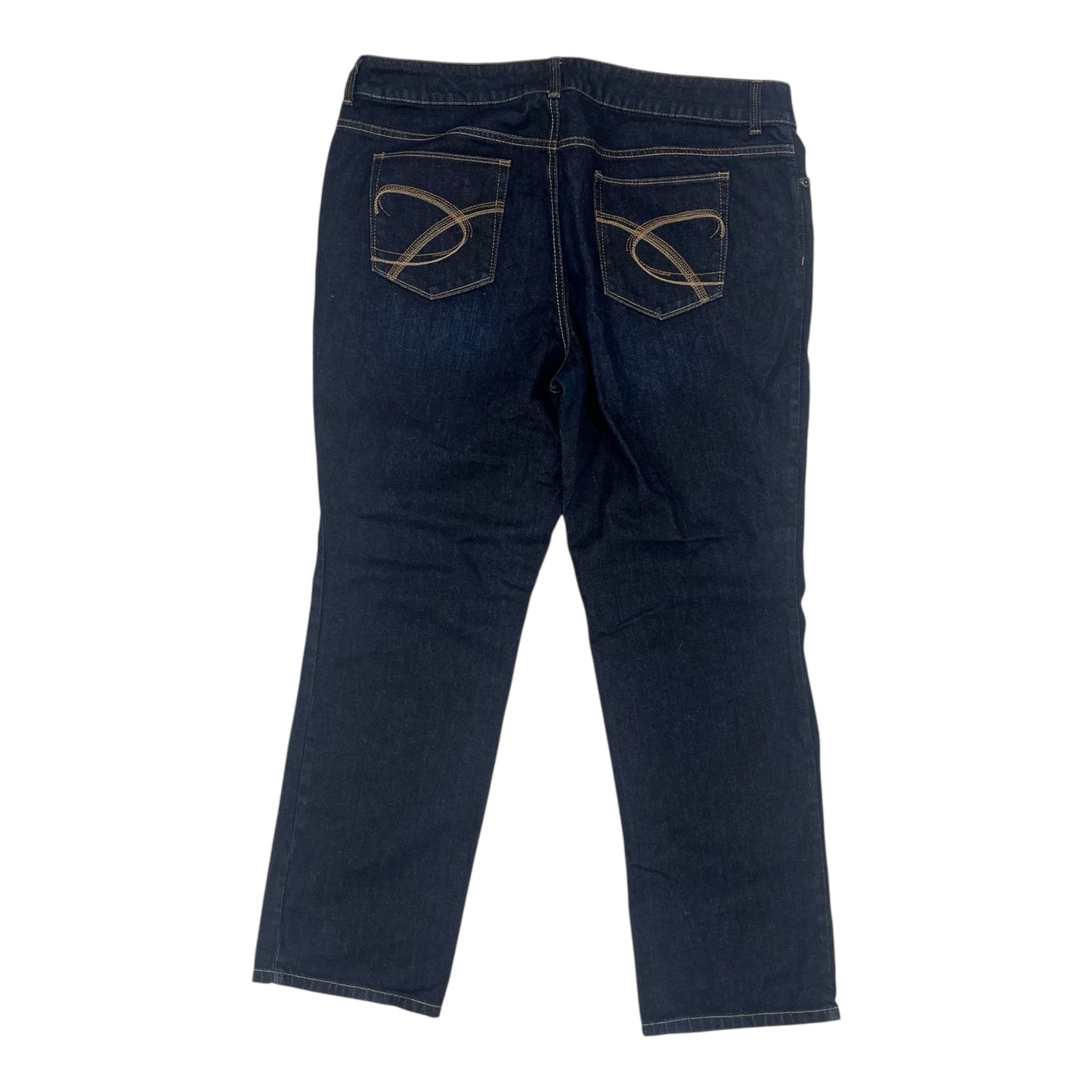 Jeans Skinny By Chicos In Blue Denim, Size:Xl