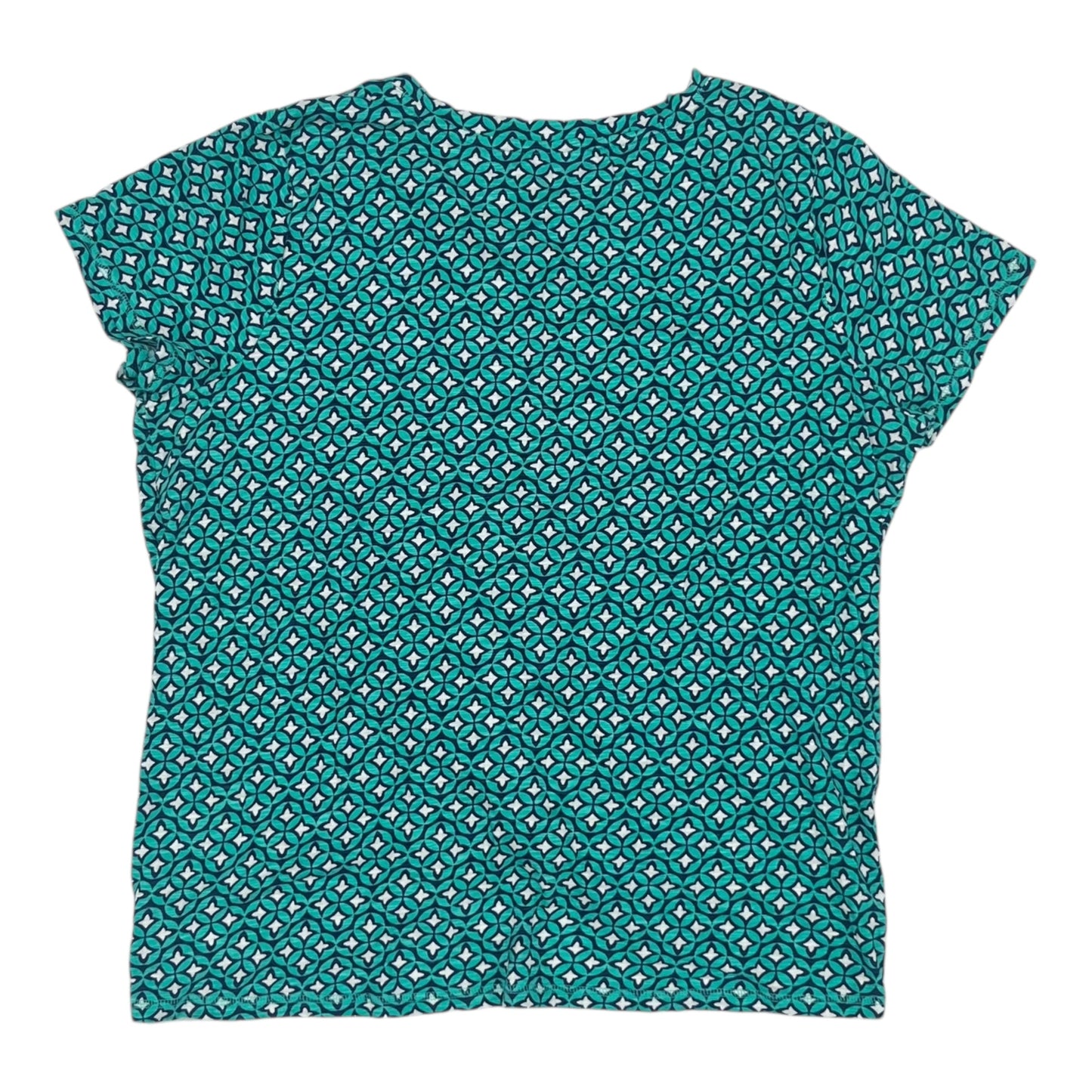 Top Ss By Talbots In Blue & Green, Size:1X