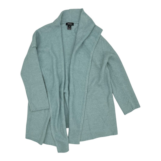 Sweater Cardigan By Karen Kane In Blue, Size:Xl