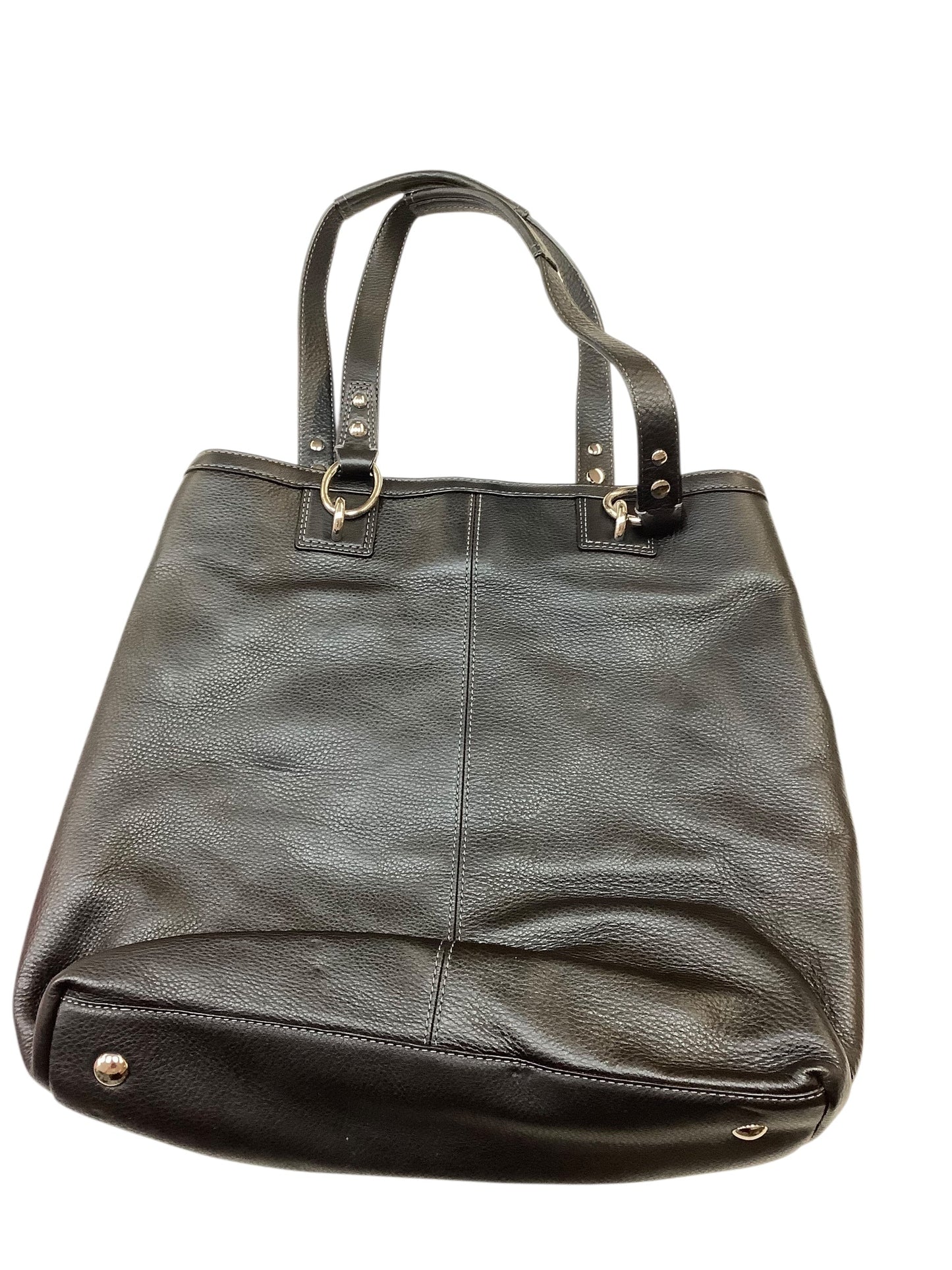 Handbag Designer By Coach In Black, Size:Large