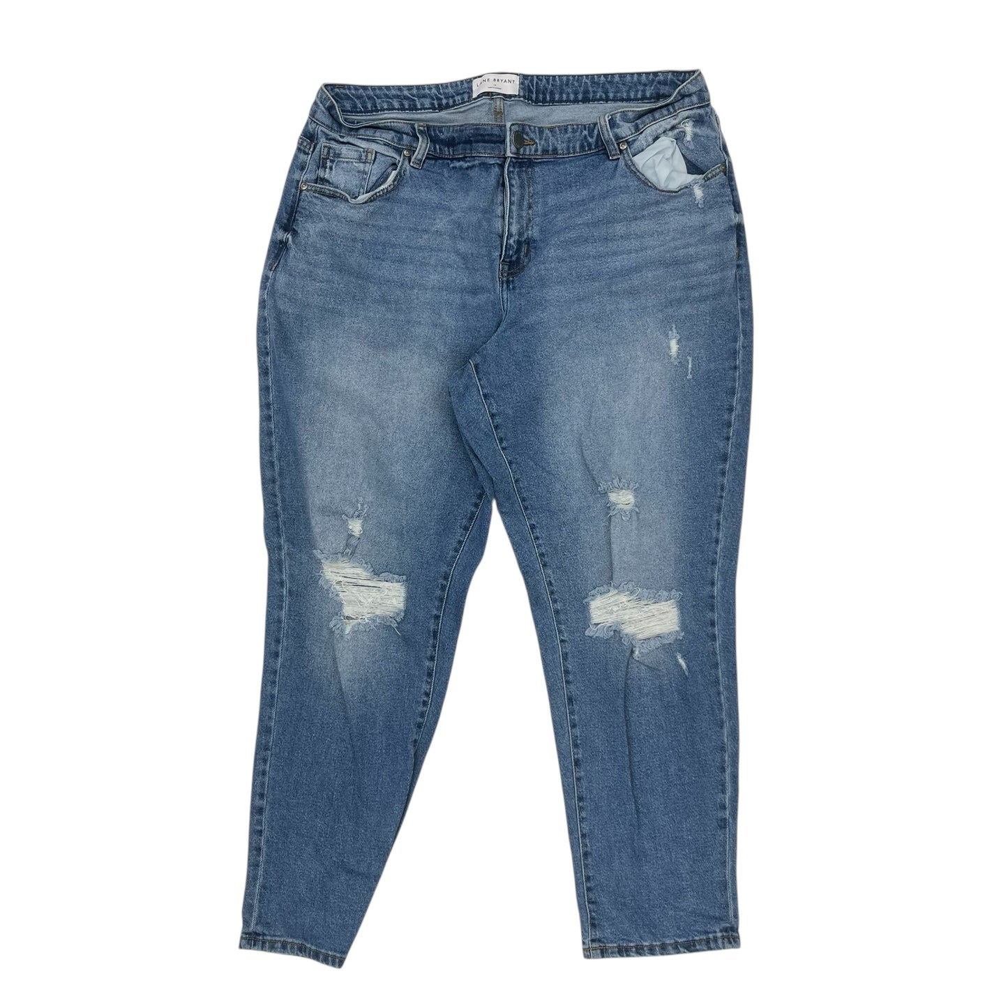 Jeans Skinny By Lane Bryant In Blue Denim, Size:16