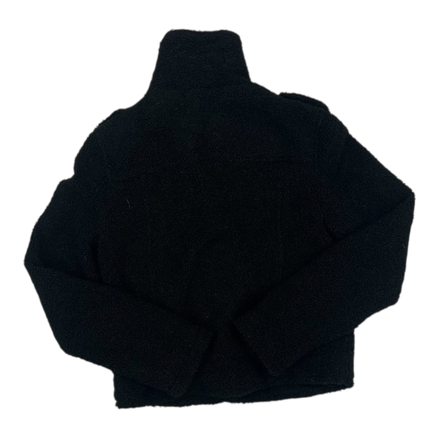 Jacket Faux Fur & Sherpa By Max Studio In Black, Size:S